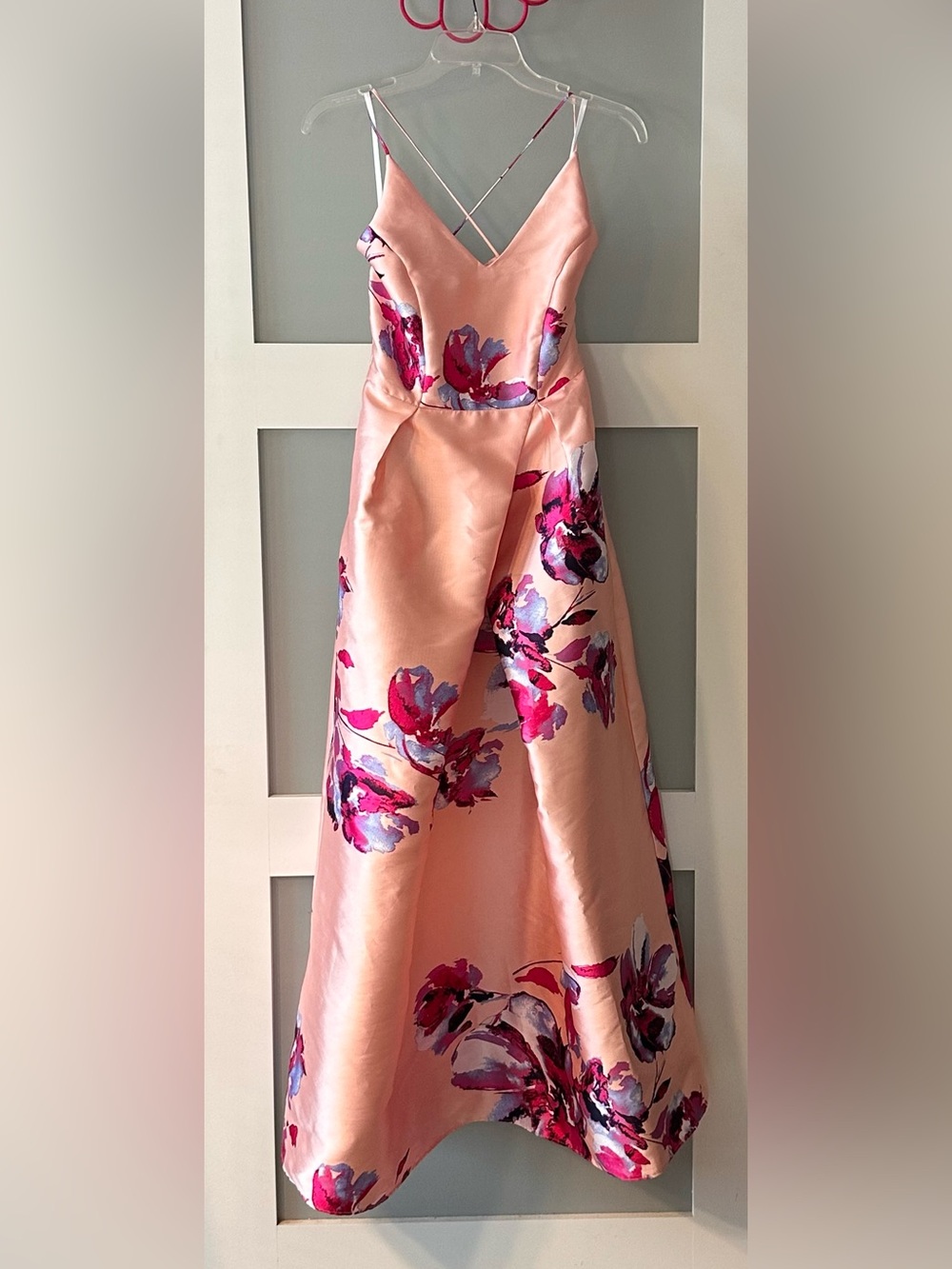 A. Byer Blush Pink Satin Dress - size 7